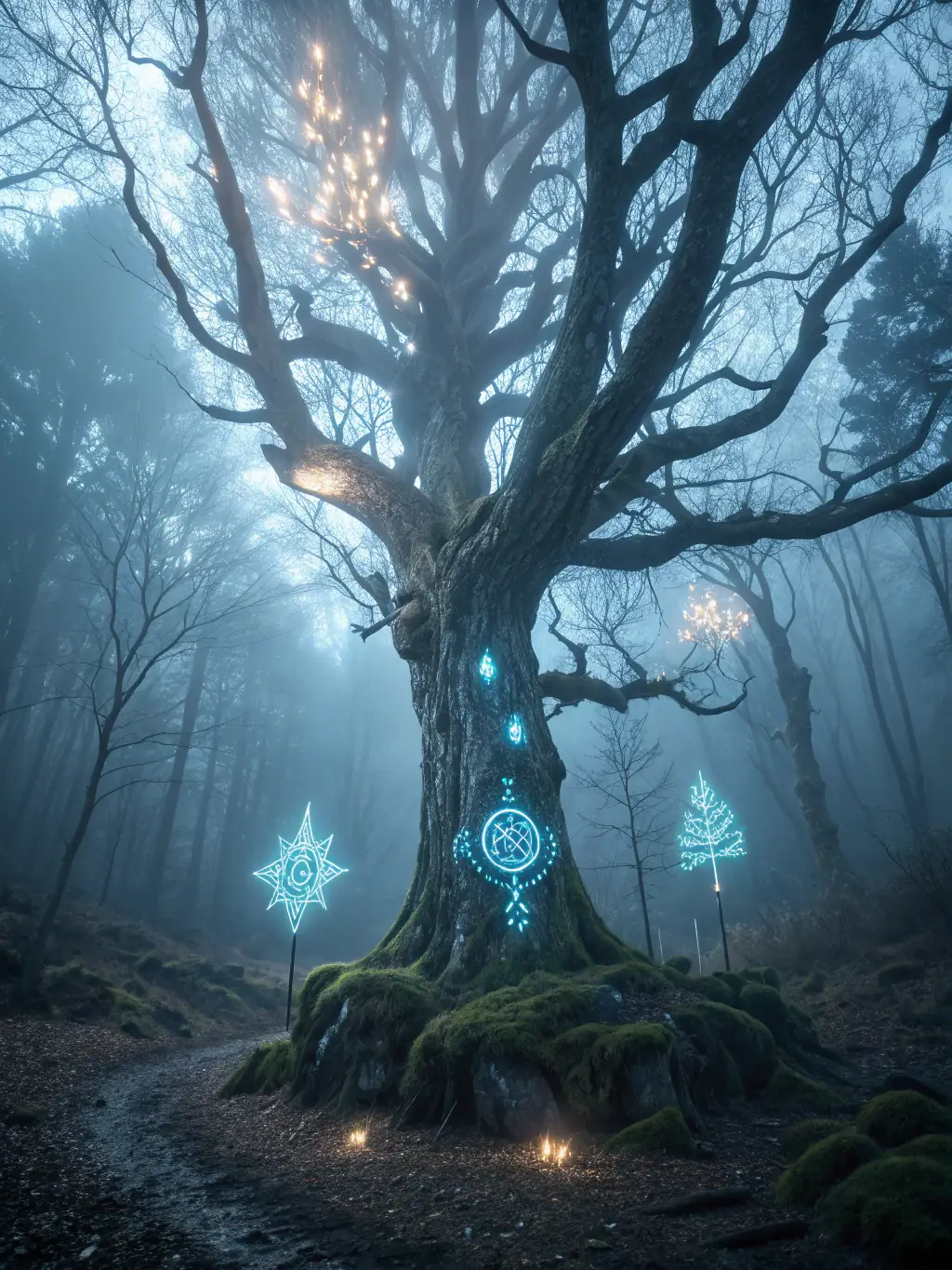 An elegant, symbolic image of a tree with deep roots and flourishing branches, representing the growth and enduring legacy of carefully managed wealth.
